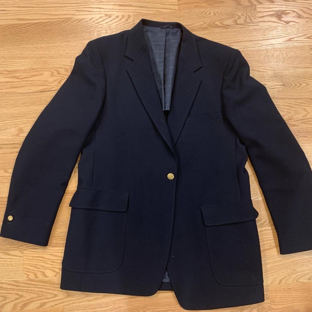 Navy blue mens blazer